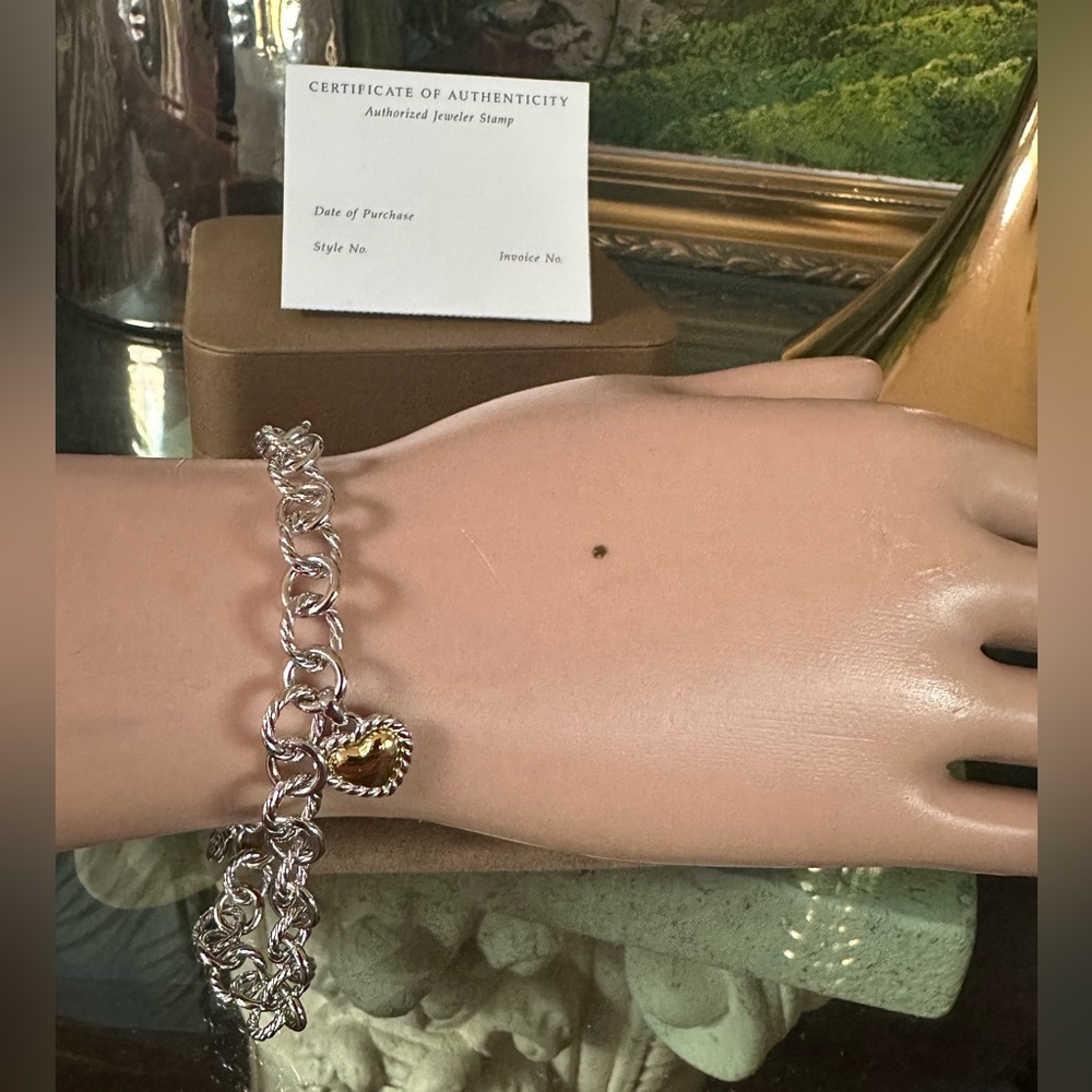 David Yurman
Cable Collectibles® Cookie
Classic Heart Bracelet,
4.5mm - Picture 2 of 16